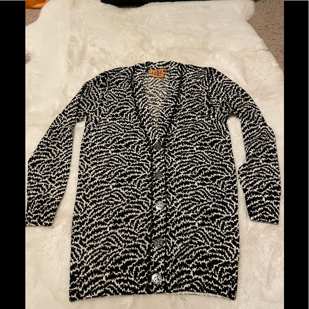 NWOT TORY BURCH BOYFRIEND CARDIGAN SZ SMALL